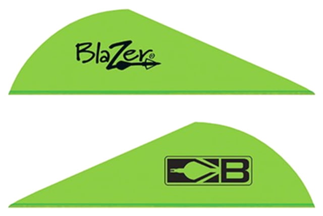 Bohning Blazer Vanes 2 Solid Neon Green 36pk