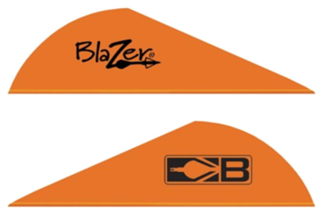 Bohning Blazer Vanes 2 Solid Neon Orange 36pk