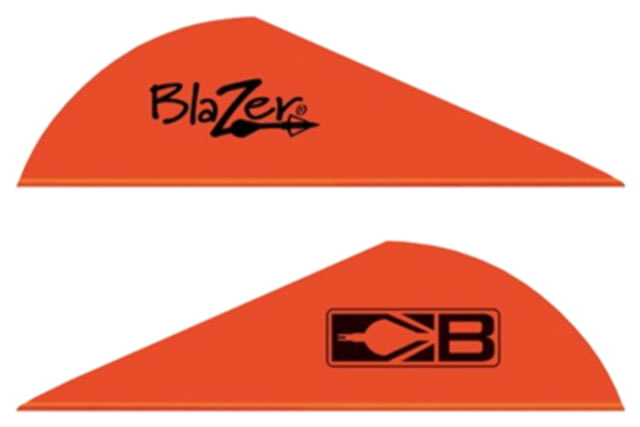 Bohning Blazer Vanes 2 Solid Neon Red 36pk