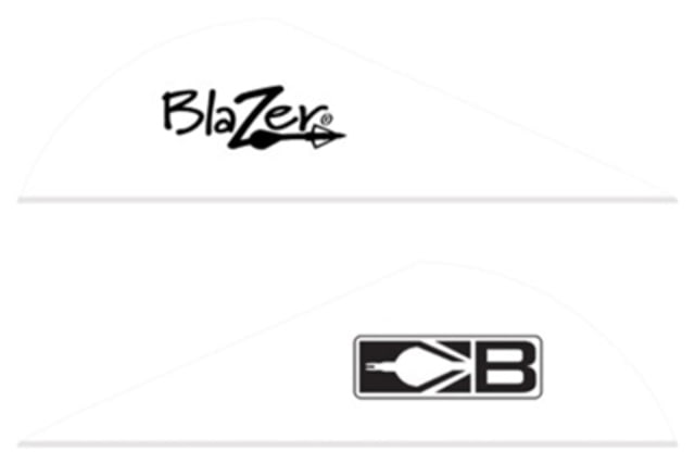 Bohning Blazer Vanes 2 Solid White 36pk