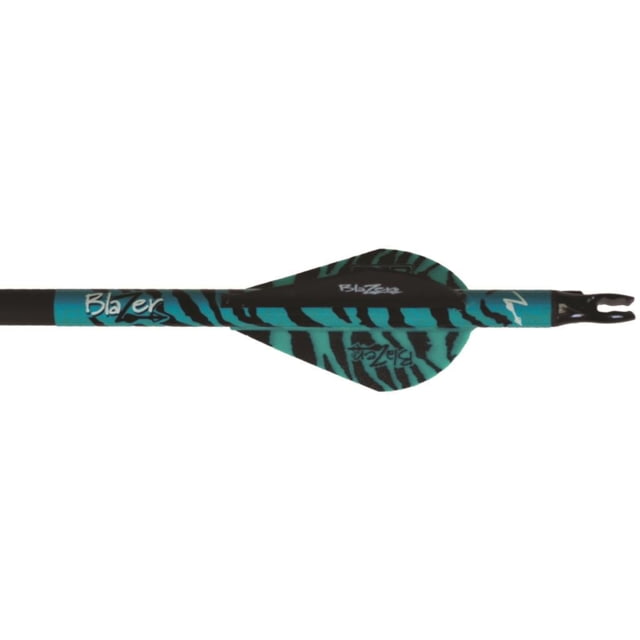 Bohning Blazer Vanes Teal Tiger 100 pk. - Bohning
