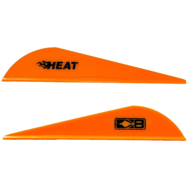 Bohning Heat Vanes Neon Orange Pack of 36 - Bohning