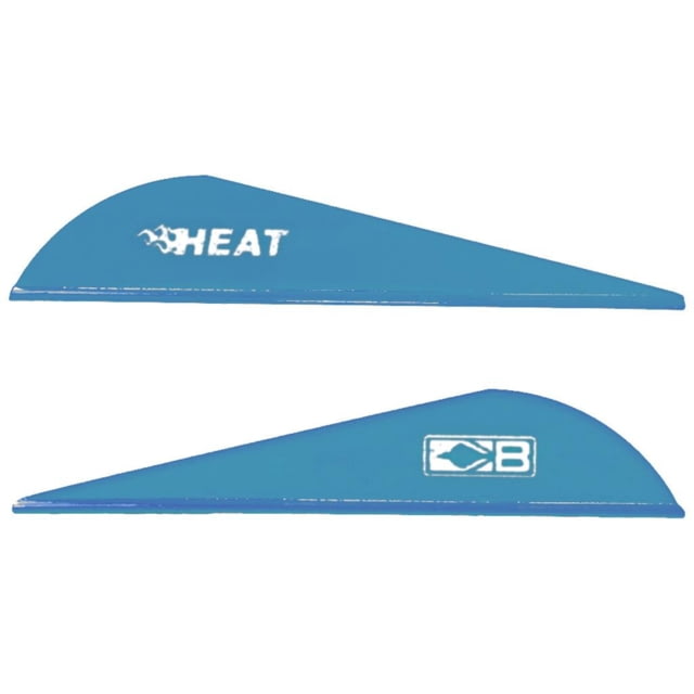 Bohning Heat Vanes Satin Blue Pack of 36 - Bohning