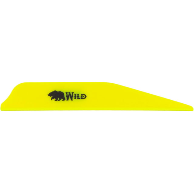 Bohning Wild Vanes 3 in Yellow 100 Pk - Bohning