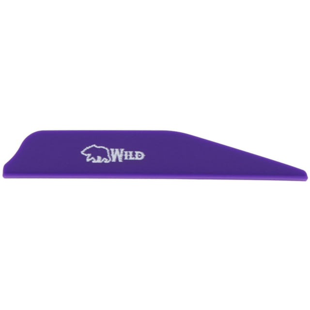 Bohning Wild Vanes 3 in Purple 100 Pk - Bohning