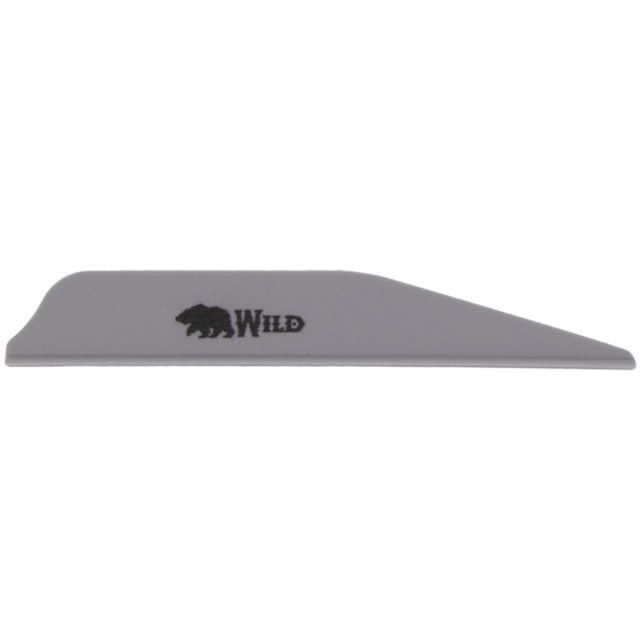 Bohning Wild Vanes 3 in Silver 100 Pk - Bohning