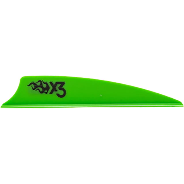 Bohning X3 Vanes 1402954 Neon Green - Bohning