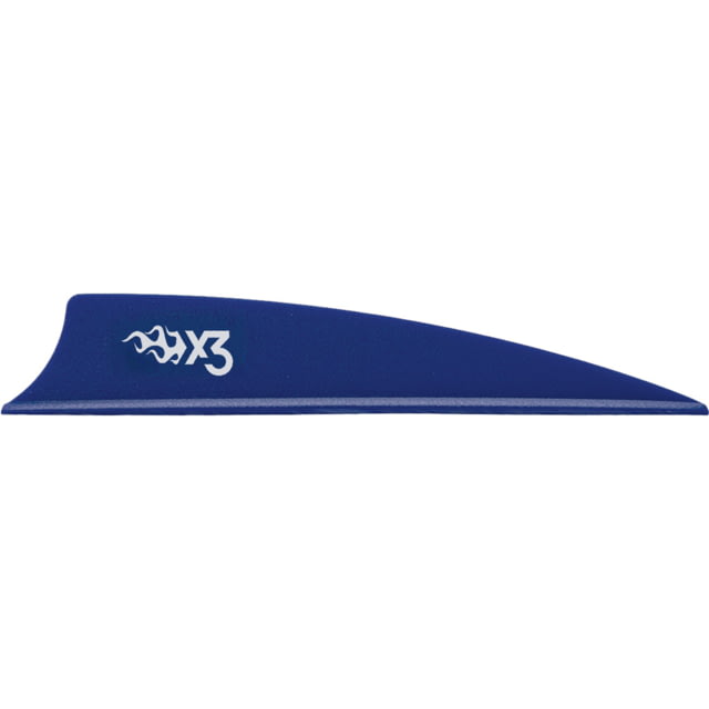 Bohning X3 Vanes Shield Cut 3 in Blue 36 Pk