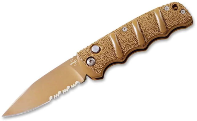 Boker Boker Plus Kalashnikov Automatic Folding Knife 3.35in D2 Steel Drop Point Desert Tan Aluminum Handle - Boker