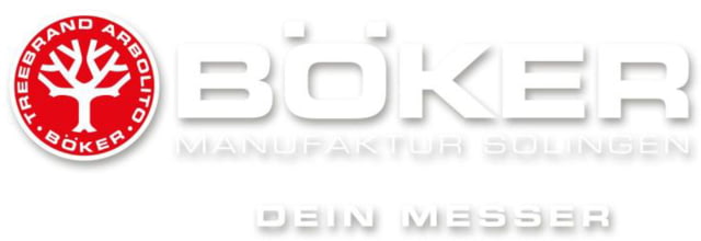 Boker Boker Bumper Sticker White - Boker