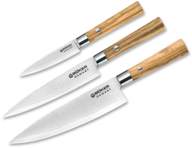 Boker Boker Damast Olive 3-pc Set - Boker