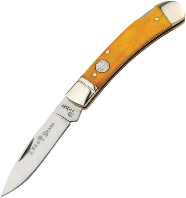 Boker Gentleman's Lockback Folding Knife Yellow smooth bone