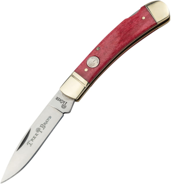 Boker Gentleman's Lockback Folding Knife Red smooth bone