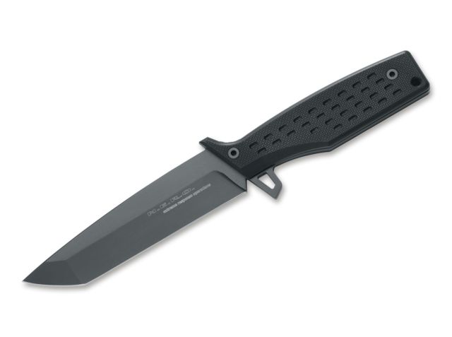Boker Nero Extreme Response Fixed Blade Knife 5.9in N690 G10 Black - Boker