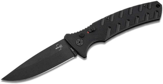 Boker Plus Large Strike Black Automatic Folding Knife BKR - Boker