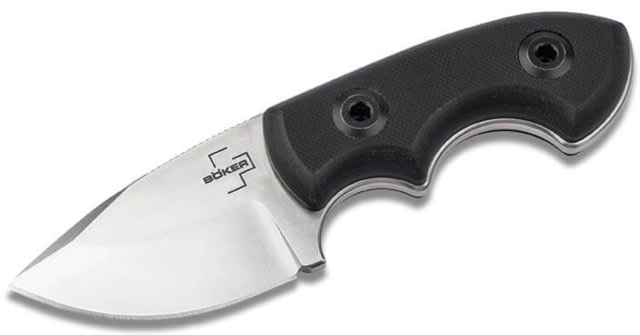 Boker Plus Lofos Fixed Blade Knife 5.75in Overall 2.38in Satin D2 Tool Steel Blade Black G10 Handle Black Kydex Belt Sheath - Boker Plus