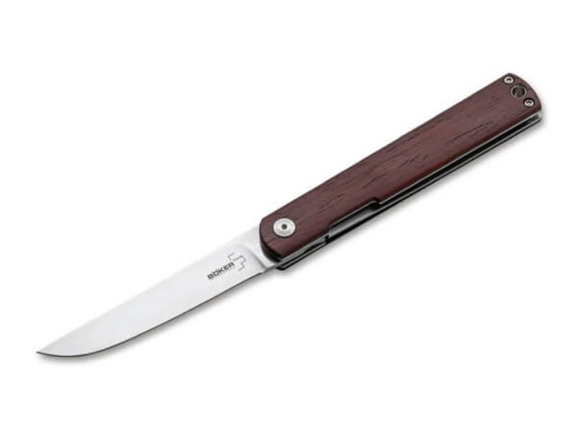 Boker Plus Nori Cocobolo Folding Knive 2.95in VG-10 Steel Blade Drop Point Blade Cocobolo Wood Handle - Boker Plus
