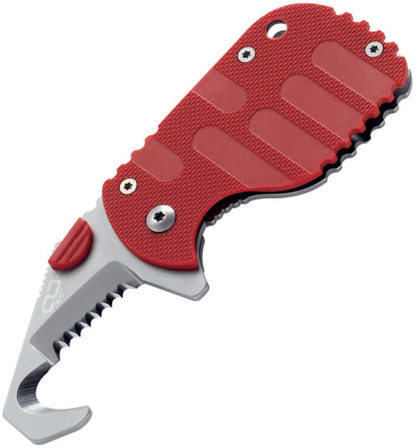 Boker Plus Rescom Framelock Red Folding Knife Satin finish AUS-8 stainless blade Red nylon handle - Boker Plus