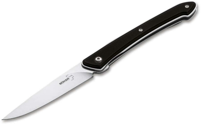 Boker Plus Spillo Folding Knife 3.15in VG-10 G10 Black Handle - Boker Plus