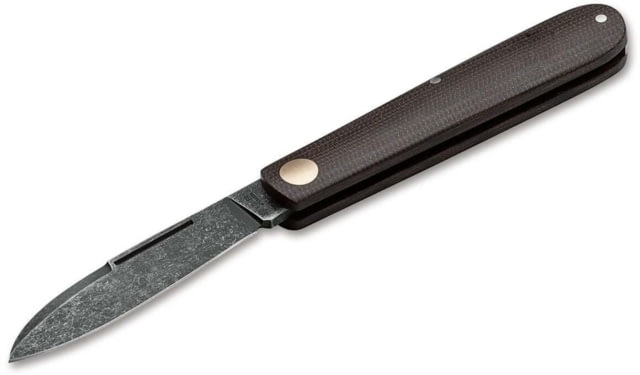 Boker Solingen Barlow Prime EDC Folding Knife 2.72in Carbon Steel Micarta Green Handle - Boker Solingen