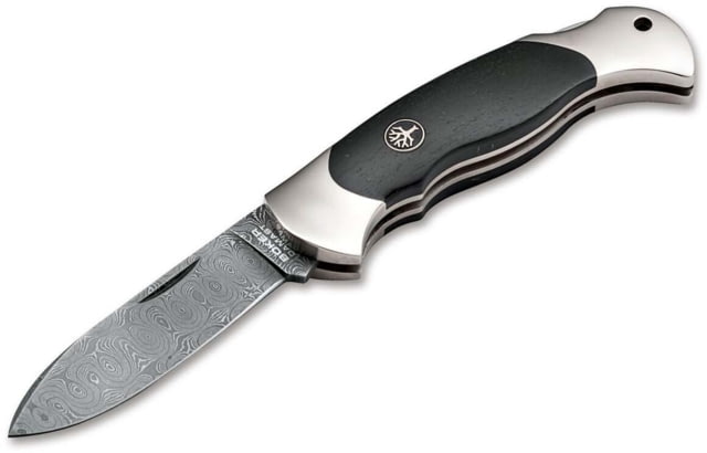 Boker Solingen Scout Spearpoint Folding Knife 3.11in Ironwood Nickel Silver Black Handle - Boker Solingen