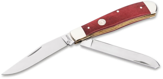 Boker Ts 2.0 1095 Trapper Smooth Red Bone