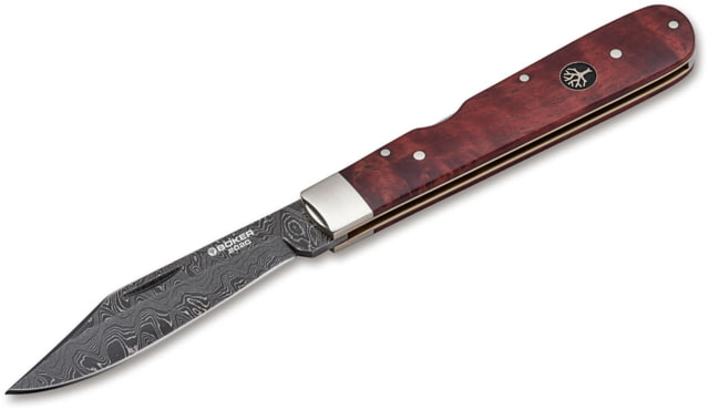 Boker USA Annual Damascus 2020 Knife Red Small - Boker