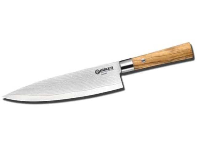Boker Solingen Damascus Olive Chefs Knife - Boker Solingen