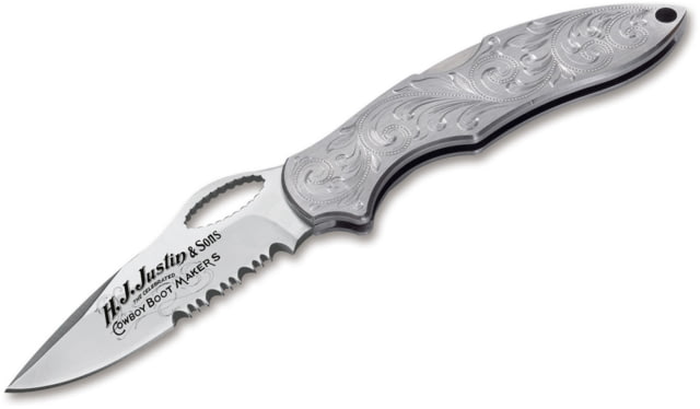 Boker USA Justin Roping Knife II Knife Silver Small - Boker