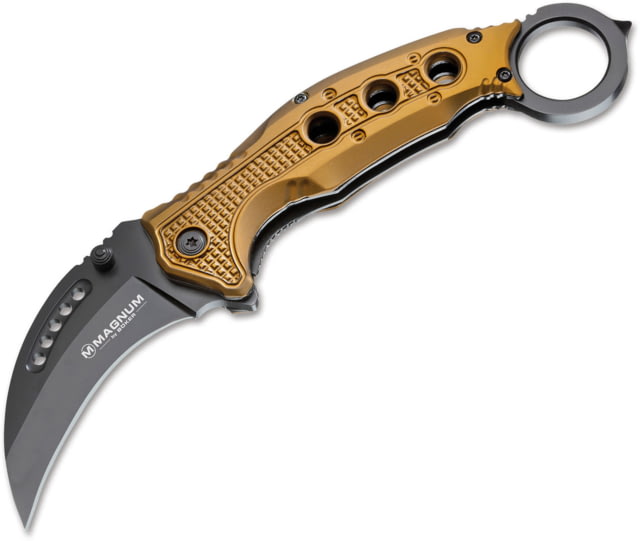 Boker USA Magnum Black Scorpion Knife Gold Small - Boker Usa