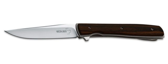Boker USA Plus Brad Zinker Urban Trapper Folding Knife3.42in VG10 Steel BladeCocolobo Wood Handle - Boker Plus