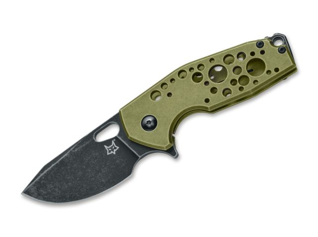 Fox Vox Suru Folding Knife 2.3in M390 Carbon Fibre Olive FX-526 ALG - Fox