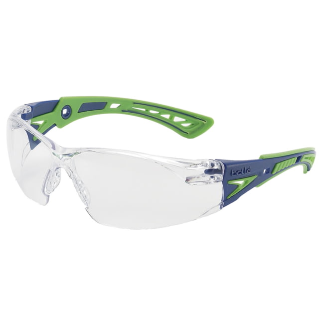 Bolle Rush+ Safety Glasss PC/TRP Frame Clear Lens - Bolle