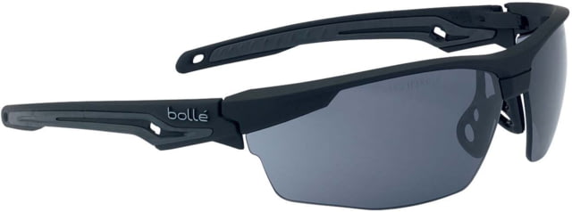 Bolle Tryon Safety Glasses Matte Black Frame Smoke BSSI Lens - Bolle