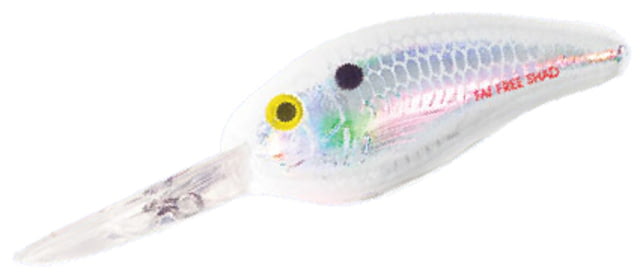 Bomber Fat Free Shad Fingerling Crankbait 2 3/8in Dance's Pearl White