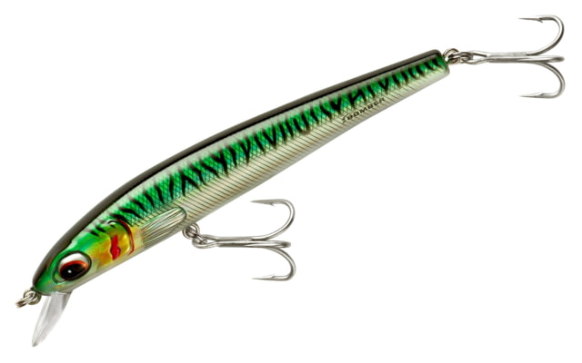 Bomber Saltwater SW Long Shot Minnow Crankbait 7in Green Mackerel