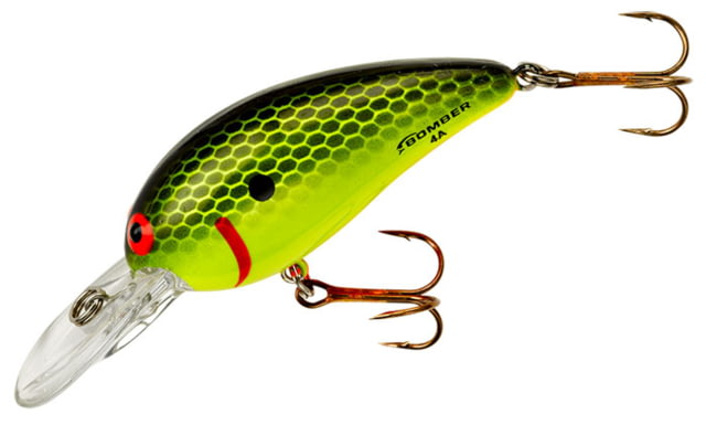 Bomber Model 4A Crankbait 2 5/8in 5/16oz Black Chartreuse
