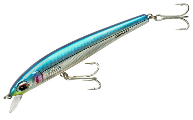 Bomber Saltwater SW Long Shot Minnow Crankbait 7in Baby Blue Fish