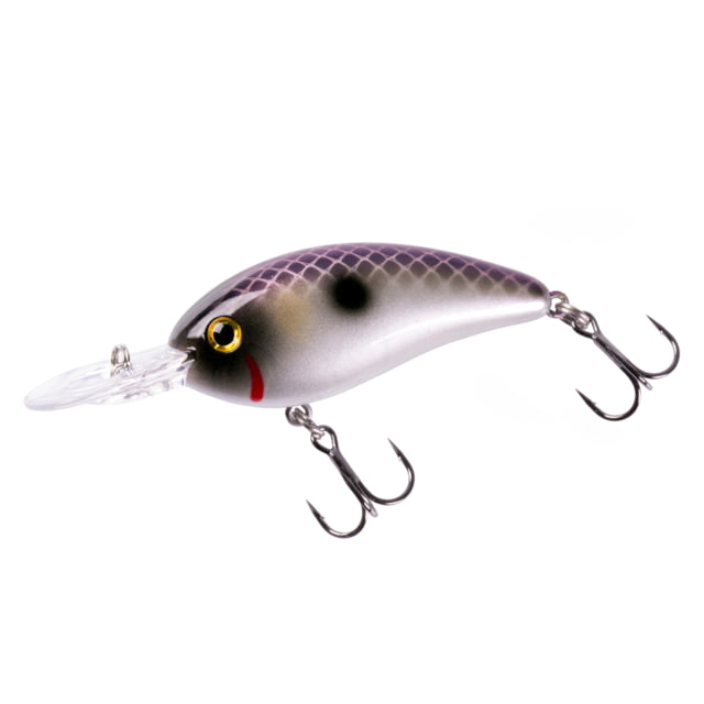 Bomber Fat Free Guppy Crankbait 2 3/8in 3/8oz Purple Pearl Ayu