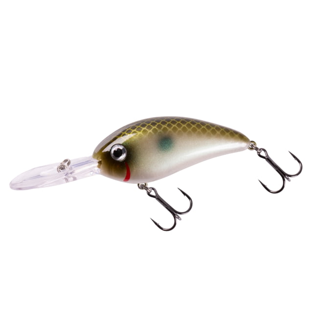 Bomber Fat Free Shad Jr. Crankbait 2-1/2in 5/8oz Green Pearl Shad