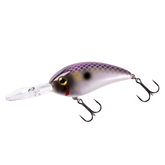 Bomber Fat Free Shad Jr. Crankbait 2-1/2in 5/8oz Purple Pearl Ayu
