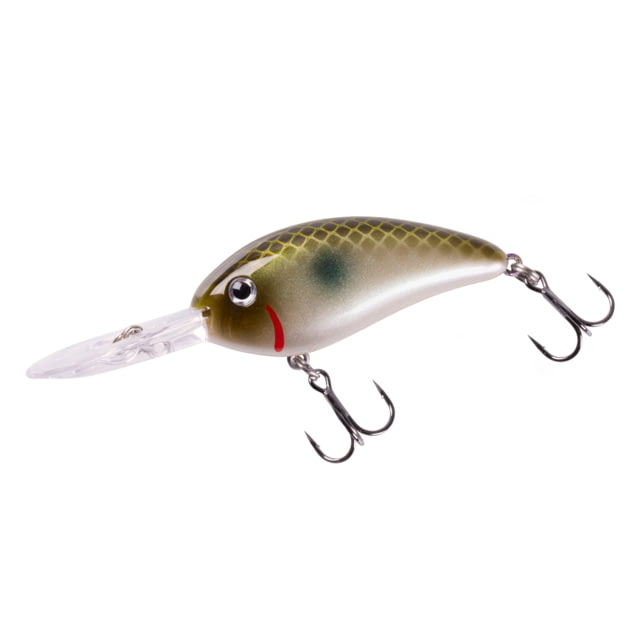 Bomber Fat Free Shad Fingerling Crankbait 2 3/8oz Green Pearl Shad