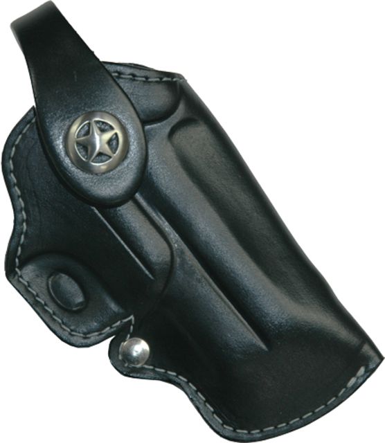 Bond Arms Belt Clip Leather Holster Bond Derringers 3.5in Right Hand Black - Bond Arms