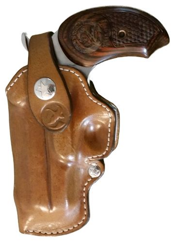 Bond Arms Belt Loop Leather Holster Bond Derringers 4.5in Left Hand Tan - Bond Arms