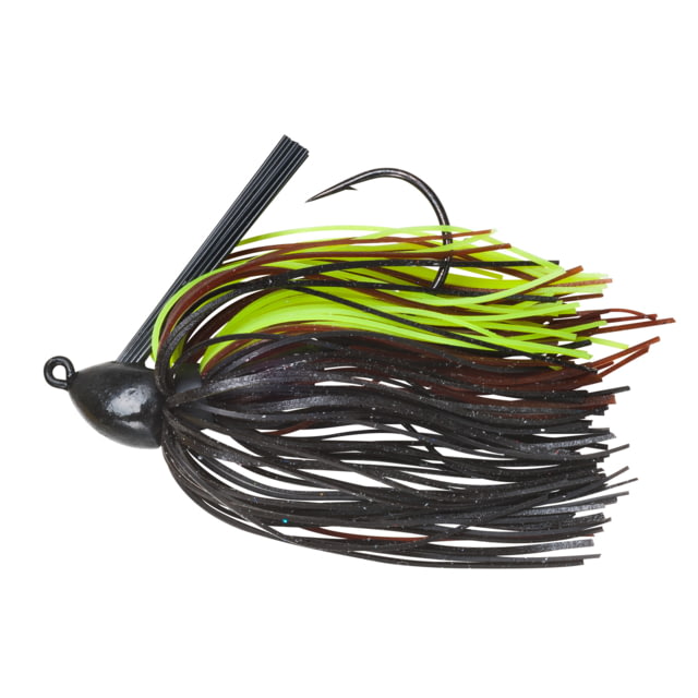 Booyah Booyah Baby Boo Jig 5/16 oz Sinking Black/Brown/Chart - $3.99 at Optics Planet
