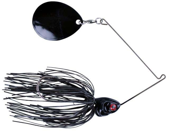 Booyah Booyah J.C. Covert Series Night Time Single-Colorado Spinnerbait Fishing Hook 3/4oz 1 Piece Black Night Time - $10.99 at Optics Planet