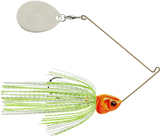 Booyah Booyah J.C. Covert Series Single Colorado Spinnerbait Fishing Hook 1/2oz 1 Piece White/Chartreuse/Silver/Orange/Nickel - $9.99 at Optics Planet