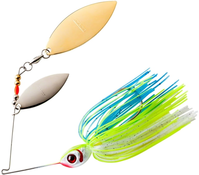 Booyah Double Willow Spinnerbait 3/8oz Citrus Shad