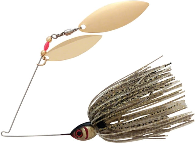 Booyah Double Willow Spinnerbait 3/8oz Gold Shiner