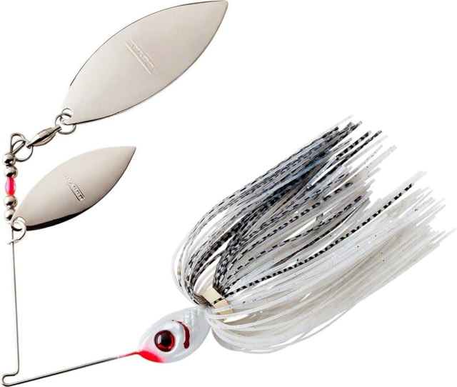Booyah Double Willow Spinnerbait 3/8oz Silver Shad
